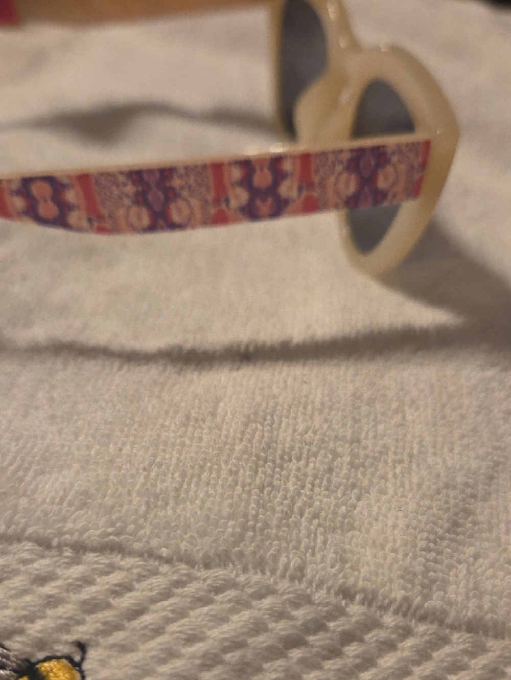 Betsey Johnson Cream Cat-Eye Sunglasses with Rhinestone Accents(30) - Picture 2 of 4